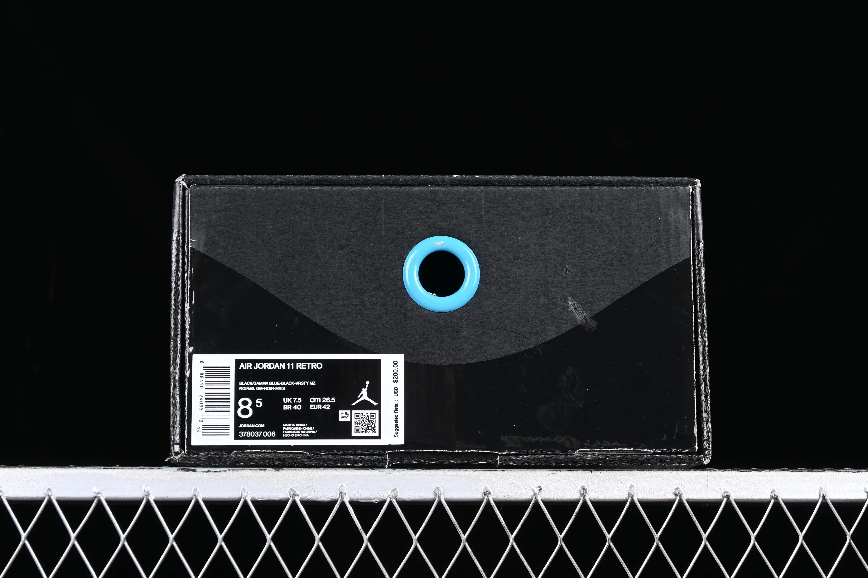 All categories Air Jordan Jordan series basketball shoes Air Jordan 11 P version Air Jordan Retro 11 "Gamma" AJ11 Gamma Blue 378037-006